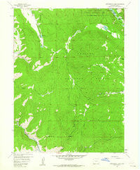 Strawberry Lake Colorado Historical topographic map, 1:24000 scale, 7.5 X 7.5 Minute, Year 1958