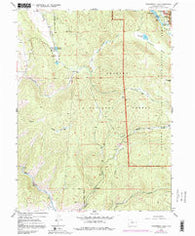 Strawberry Lake Colorado Historical topographic map, 1:24000 scale, 7.5 X 7.5 Minute, Year 1958