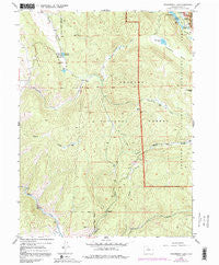 Strawberry Lake Colorado Historical topographic map, 1:24000 scale, 7.5 X 7.5 Minute, Year 1958