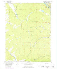 Strawberry Lake Colorado Historical topographic map, 1:24000 scale, 7.5 X 7.5 Minute, Year 1958