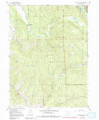 Strawberry Lake Colorado Historical topographic map, 1:24000 scale, 7.5 X 7.5 Minute, Year 1958
