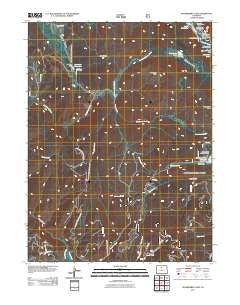 Strawberry Lake Colorado Historical topographic map, 1:24000 scale, 7.5 X 7.5 Minute, Year 2011
