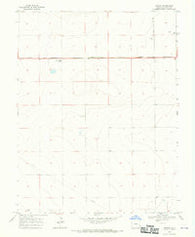 Stuart Colorado Historical topographic map, 1:24000 scale, 7.5 X 7.5 Minute, Year 1968