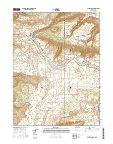 Stuntz Reservoir Colorado Current topographic map, 1:24000 scale, 7.5 X 7.5 Minute, Year 2016