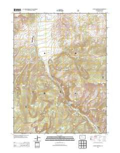 Suicide Mountain Colorado Historical topographic map, 1:24000 scale, 7.5 X 7.5 Minute, Year 2013