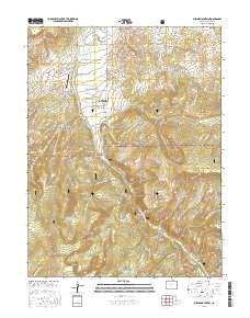 Suicide Mountain Colorado Current topographic map, 1:24000 scale, 7.5 X 7.5 Minute, Year 2016