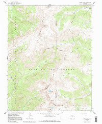 Summit Peak Colorado Historical topographic map, 1:24000 scale, 7.5 X 7.5 Minute, Year 1966