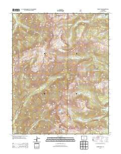Summit Peak Colorado Historical topographic map, 1:24000 scale, 7.5 X 7.5 Minute, Year 2013