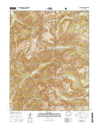 Summit Peak Colorado Current topographic map, 1:24000 scale, 7.5 X 7.5 Minute, Year 2016