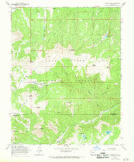 Summitville Colorado Historical topographic map, 1:24000 scale, 7.5 X 7.5 Minute, Year 1967