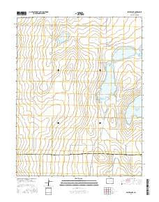 Swede Lake Colorado Current topographic map, 1:24000 scale, 7.5 X 7.5 Minute, Year 2016