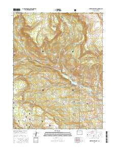 Sweetwater Lake Colorado Current topographic map, 1:24000 scale, 7.5 X 7.5 Minute, Year 2016