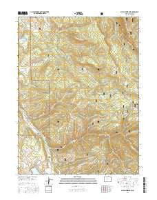 Sylvan Reservoir Colorado Current topographic map, 1:24000 scale, 7.5 X 7.5 Minute, Year 2016