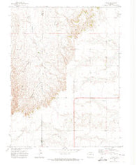 T Draw Colorado Historical topographic map, 1:24000 scale, 7.5 X 7.5 Minute, Year 1970