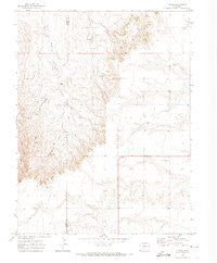 T Draw Colorado Historical topographic map, 1:24000 scale, 7.5 X 7.5 Minute, Year 1970