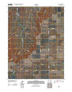 T Draw Colorado Historical topographic map, 1:24000 scale, 7.5 X 7.5 Minute, Year 2010