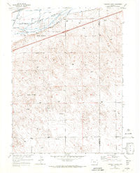 Tamarack Ranch Colorado Historical topographic map, 1:24000 scale, 7.5 X 7.5 Minute, Year 1953