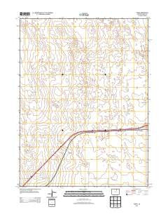 Tampa Colorado Historical topographic map, 1:24000 scale, 7.5 X 7.5 Minute, Year 2013