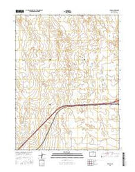 Tampa Colorado Current topographic map, 1:24000 scale, 7.5 X 7.5 Minute, Year 2016