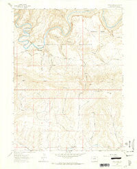 Tanks Peak Colorado Historical topographic map, 1:24000 scale, 7.5 X 7.5 Minute, Year 1962