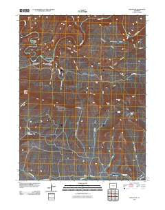 Tanks Peak Colorado Historical topographic map, 1:24000 scale, 7.5 X 7.5 Minute, Year 2010
