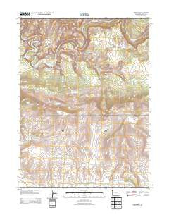 Tanks Peak Colorado Historical topographic map, 1:24000 scale, 7.5 X 7.5 Minute, Year 2013