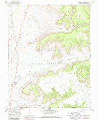 Tanner Mesa Colorado Historical topographic map, 1:24000 scale, 7.5 X 7.5 Minute, Year 1966
