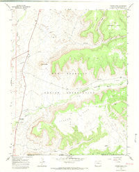 Tanner Mesa Colorado Historical topographic map, 1:24000 scale, 7.5 X 7.5 Minute, Year 1966