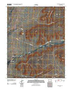 Tanner Mesa Colorado Historical topographic map, 1:24000 scale, 7.5 X 7.5 Minute, Year 2010