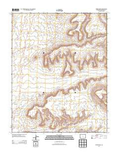 Tanner Mesa Colorado Historical topographic map, 1:24000 scale, 7.5 X 7.5 Minute, Year 2013