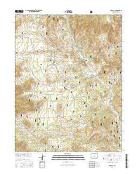 Tarryall Colorado Current topographic map, 1:24000 scale, 7.5 X 7.5 Minute, Year 2016