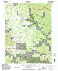 Tarryall Colorado Historical topographic map, 1:24000 scale, 7.5 X 7.5 Minute, Year 1994