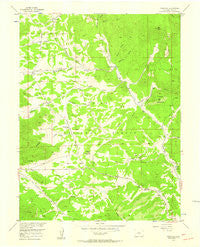 Tarryall Colorado Historical topographic map, 1:24000 scale, 7.5 X 7.5 Minute, Year 1956