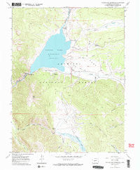 Taylor Park Reservoir Colorado Historical topographic map, 1:24000 scale, 7.5 X 7.5 Minute, Year 1967