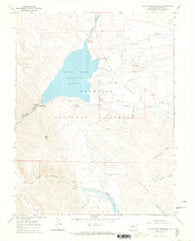 Taylor Park Reservoir Colorado Historical topographic map, 1:24000 scale, 7.5 X 7.5 Minute, Year 1967