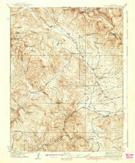 Taylor Park Colorado Historical topographic map, 1:62500 scale, 15 X 15 Minute, Year 1937
