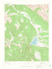 Taylor Park Colorado Historical topographic map, 1:62500 scale, 15 X 15 Minute, Year 1934