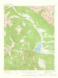 Taylor Park Colorado Historical topographic map, 1:62500 scale, 15 X 15 Minute, Year 1934