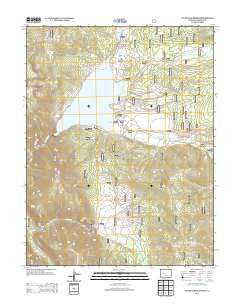 Taylor Park Reservoir Colorado Historical topographic map, 1:24000 scale, 7.5 X 7.5 Minute, Year 2013