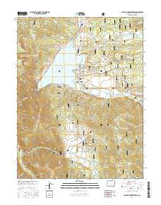 Taylor Park Reservoir Colorado Current topographic map, 1:24000 scale, 7.5 X 7.5 Minute, Year 2016