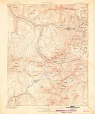 Telluride Colorado Historical topographic map, 1:62500 scale, 15 X 15 Minute, Year 1904