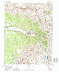 Telluride Colorado Historical topographic map, 1:24000 scale, 7.5 X 7.5 Minute, Year 1955