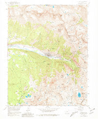 Telluride Colorado Historical topographic map, 1:24000 scale, 7.5 X 7.5 Minute, Year 1955
