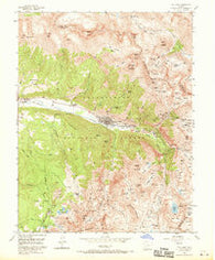 Telluride Colorado Historical topographic map, 1:24000 scale, 7.5 X 7.5 Minute, Year 1955