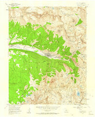 Telluride Colorado Historical topographic map, 1:24000 scale, 7.5 X 7.5 Minute, Year 1955