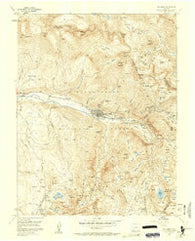 Telluride Colorado Historical topographic map, 1:24000 scale, 7.5 X 7.5 Minute, Year 1955
