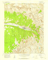 Telluride Colorado Historical topographic map, 1:24000 scale, 7.5 X 7.5 Minute, Year 1955