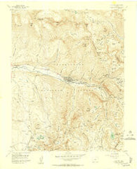 Telluride Colorado Historical topographic map, 1:24000 scale, 7.5 X 7.5 Minute, Year 1955