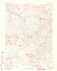 Telluride Colorado Historical topographic map, 1:62500 scale, 15 X 15 Minute, Year 1955