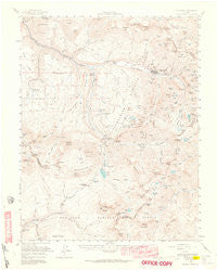 Telluride Colorado Historical topographic map, 1:62500 scale, 15 X 15 Minute, Year 1955